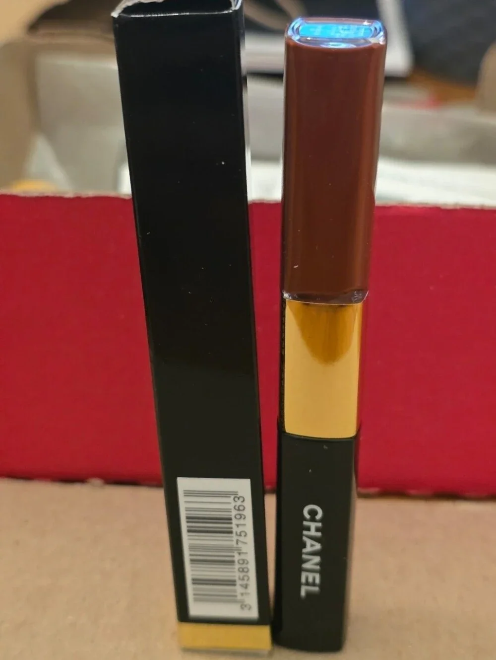 CHANEL LE ROUGE DUO ULTRA TENUE Ultrawear Liquid Lip Colour 196 RED BROWN. BNIB